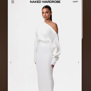 NW Knit Off-Shoulder Maxi Dress